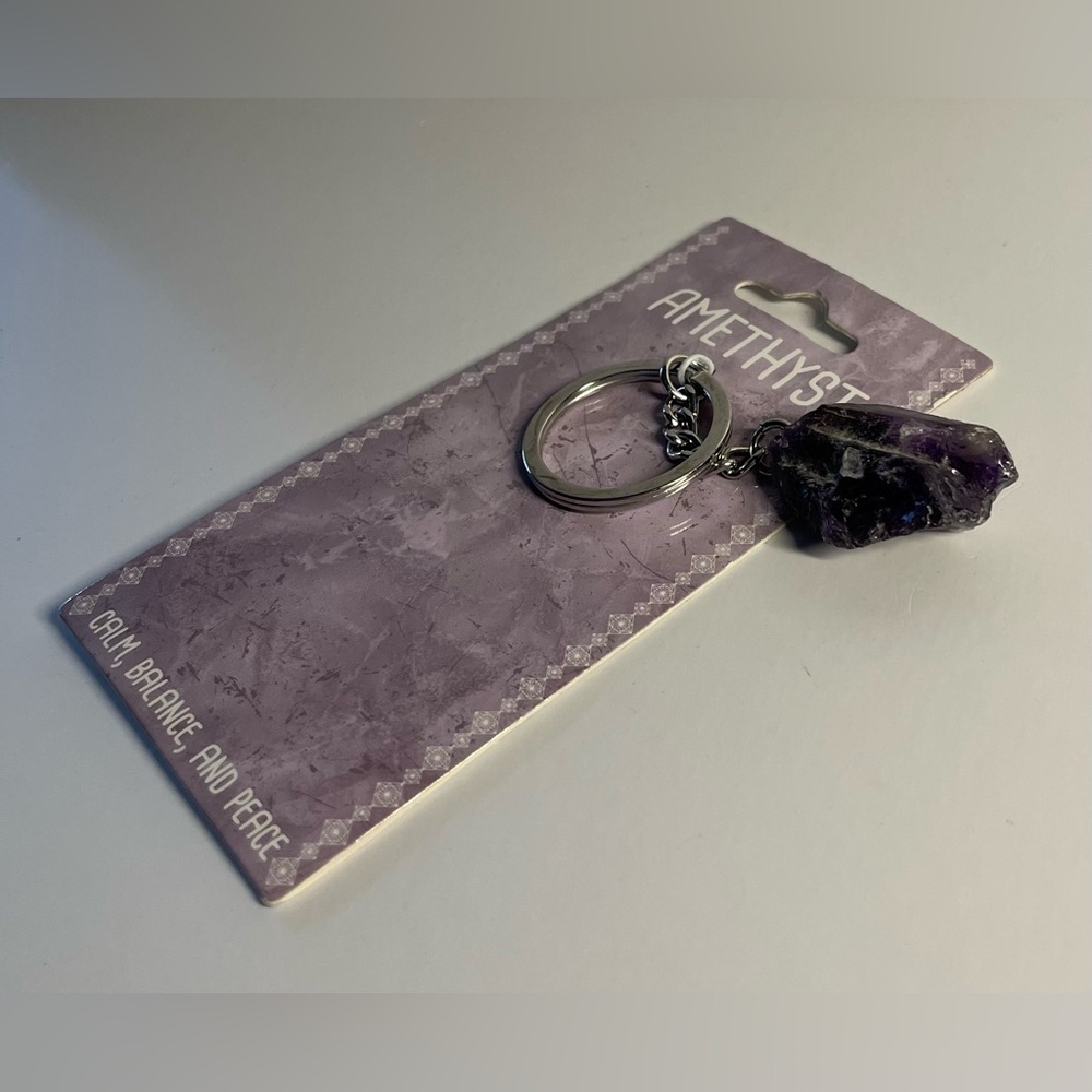 NEW Amethyst Keychain - Picture 4 of 5